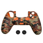 Coque De Protection En Silicone Pour Manette De Jeu, 5 Couleurs, Autocollant Fin Pour Ps4 Playstation 4, 1 Pièce