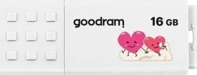 Goodram Ume3 Valentine Usb Flash Drive 16 Gb Usb Type-A 3.2 Gen 1 (Ume3-0160W0r11-V) White