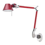 Tolomeo Micro Wall Lamp Anodized Red