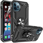 apple iphone 12 pro max 67 rugged case with metal ring holder