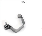BERG Reservdel SPRING BRACKET (20X) FOR SAFETY NET DELUXE AND FRAME