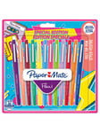 Paper Mate Flair filtspetspennor | Mediumspets (0,7 mm) | Retrofärger | 12 stycken