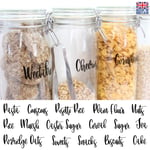 BS 5 x Custom Personalised Home Organisation Name Labels Stickers | PANTRY JARS | STORAGE BINS | BOTTLES | CONTAINERS | BOXES | Custom Edit | Hinch | Many Sizes | 24 Colours | Upto 14 characters