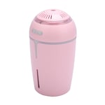 (Pink)Colorful LED Night Light USB Car Office Home Humidifier Room Aroma Diff UK