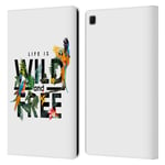 Head Case Designs Officially Licensed Haroulita Wild And Free Birds And Flowers Leather Book Wallet Case Cover Compatible With Samsung Galaxy Tab S6 Lite