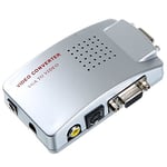 TEMPO DI SALDI Video Adapter Converter from Vga to Av, Rca,S-Video for Monitor PC Projectors