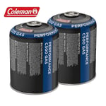 2 x Coleman C500 Performance Gas Cartridge Canister Camping NEW 2023 STOCK