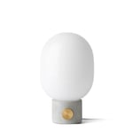 Audo Copenhagen JWDA liten Bordslampa concrete ljusgrå/mässing
