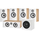 Bowers &amp; Wilkins 607 S3 5.1 Home Cinema Speaker Package (607 S3 Rears) - Oak
