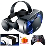 VRG Pro 3D réalité virtuelle VR lunettes appareils casque Viar lunettes casque lentilles intelligent pour téléphone Smartphones contrôleurs visionneuse - Type With Remote B