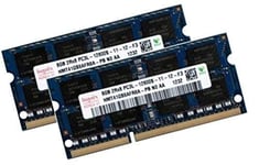 Hynix Barrettes de RAM Dual Channel DDR3-1600 SO-DIMM, 2 x 8 Go, 204 broches, 1600 Mhz, PC3-12800S, CL11