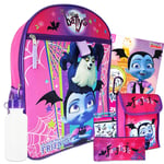 Disney Vampirina Backpack Set for Girls ~ 8 Pc Deluxe 16" Vampirina Backpack with Lunch Bag, and More