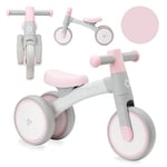 Vélo draisienne MoMi Tedi pour Filles et garçons (Poids corporel Max. 25 kg), Mini draisienne avec Roues increvables en matière Plastique, Cadre en métal léger - 1,2 kg