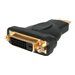 StarTech.com HDMI mâle vers DVI femelle - Adaptateur HDMI vers DVI-D - Bidirectionnel - DVI vers HDMI (HDMIDVIMF) - Adaptateur vidéo - liaison double - HDMI mâle pour DVI-D femelle - noir - pour...