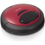 Robot aspirateur CleanMaxx - CLEAN-MAXX - 2in1 cleaner - Rouge - Sec, humide - Batteries rechargeables