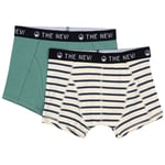 The New GOTS Boxershorts 2-pack Bottle Green | Grön | 5-6 years