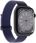 Puro Apple Watch 42-49mm nylonband (blått)