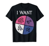 80's Music Retro Lyrics - I Want It All T-Shirt