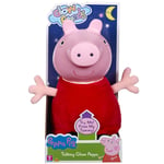 Peppa Pig Glow Friends Talking George, preschool interactive soft toy, with ligh