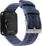 Shieranlee Compatible with Oppo watch 1 41mm strap,Soft Woven Nylon Replacement Band with Adjustable Closure