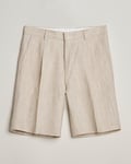 Tiger of Sweden Tulley Wool/Linen Canvas Shorts Natural White
