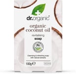 Dr Organic Virgin Coconut Oil Soap Bar, Natural, Vegetarian, Cruelty Free, Parab