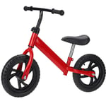 YARUMD FOOD Kids'bike,No Pedal Scooter Yo-Yo Balancing Car,12 Inch Children's Two-Wheel Bicycle,for 2-6 Years Old Children Learning Walk Two Wheels Sports Toys,Red