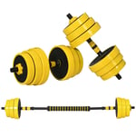 Dumbbell & Barbell  Adjustable Set Plate Bar Clamp Rod Home Gym Sport