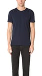 Emporio Armani Men's Emporio Armani Men's Cotton Crew Neck T-shirt, 3-pack Base Layer Top, Grey/Navy/Black, M UK