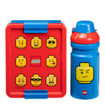 Lego - Lunsjsett ikonisk blå/rød