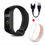XSHIYQ Smart Bracelet Fitness Tracker Blood Pressure Monitoring Bluetooth Smart Wristband Pedometer Sport Smart Watches adjustable White