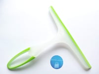 ShieldUp Squeegee | 20cm shower & window cleaning blade | neon green