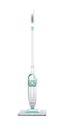 Shark Steam Mop, Lightweight Steam Mop for Hard Floors with 2 Machine Washable Cleaning Pads & Fill Flask, 375ml Capacity, 5.5m Power Cord, 30 Second Heat-Up, White & Green S1000UK