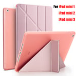 Tablet Case Ipad Screen Protector Smart Cover Rose Gold For Mini 1 2 3