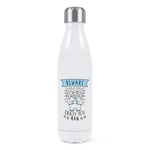Beware Crazy Yeti Man Double Wall Water Bottle Funny Thermal Monster