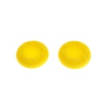 OSTENT 6 x Analog Joystick Button Pad Protector Case Compatible for Sony PS4 Wireless Controller - Color Yellow