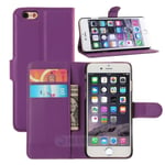 Apple iPhone 6/6S Plus PU Wallet Case Purple