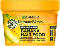 Garnier Ultimate Blends Hair Food, Banana 3-in-1 Dry Hair Mask Treatment, 390ml.