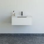 Dansani Mido+ Classic möbelpaket, 81x44 cm, matt vit