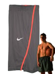 NEW NIKE Men's Fit-Dry Long Gym Fitness Basketball Shorts Charcoal Grey M