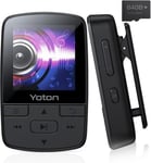 Lecteur MP3 Bluetooth 5.2 YOTON,64 Go Lecteur MP3 Enfant avec Clip Sport, Baladeur MP3 avec Musique HiFi, indépendant du Volume,