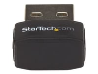 Startech.com usb wifi adapter - ac600 - dual-band nano usb wireless network adapter - 1t1r 802.11ac wi-fi adapter - 2.4ghz / 5ghz