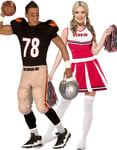 Parkostyme - Superbowl Quarterback og Cheerleader
