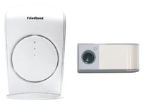 Friedland Honeywell EVO+ D3001S Wireless Doorbell Push Chime White