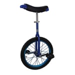 AHAI YU Kids(height 1-1.2m) 14inch Wheel Unicycle, Girls/Boys(age 4-6 Years Old) Balance Cycling Bike, with Colored Alloy Rim& Leakproof Tire, (Color : BLUE)