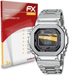 atFoliX 3x Screen Protection Film for Casio GMW-B5000D-1ER matt&shockproof