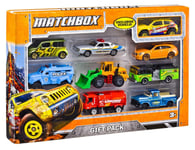 Matchbox 1:64 Scale Die-Cast Toy Cars or Trucks, Themed Set of 9 Vehicles