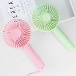 Handheld Electric Mini Portable Outdoor Fan With Usb Foldable Ha Pink