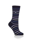 Heat Holders Riga Ultra Lite Stripe Socks - Navy