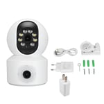 Home Security Camera Dual 2MP Lens Two Way Intercom WiFi Indoor Camera For H New